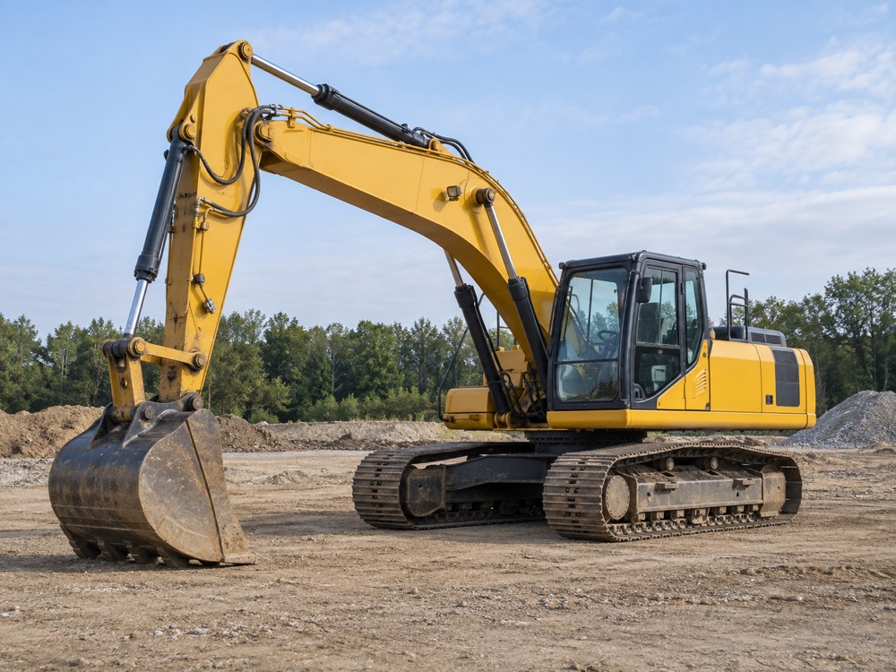 Экскаваторы — ИИ-иллюстрация